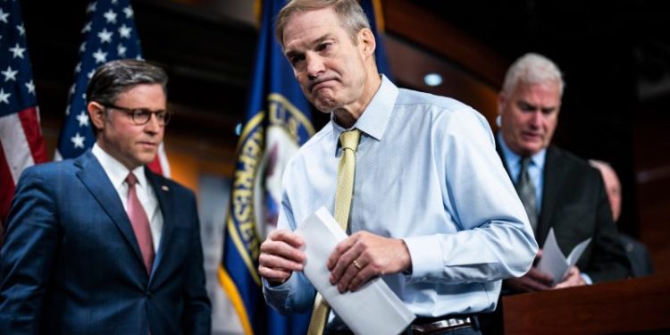 Rep. Jim Jordan angles to lead a possible House Republican minority