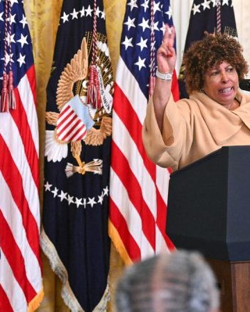 Grandmother tells Trump critics to ‘get off the man’s back’ during White House Black History Month event